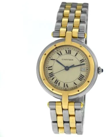 Cartier Cougar 183964 29mm Yellow gold and Stainless steel White