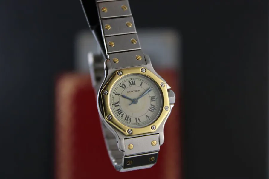 Cartier Santos 0907 Yellow gold and Stainless steel Silver 1