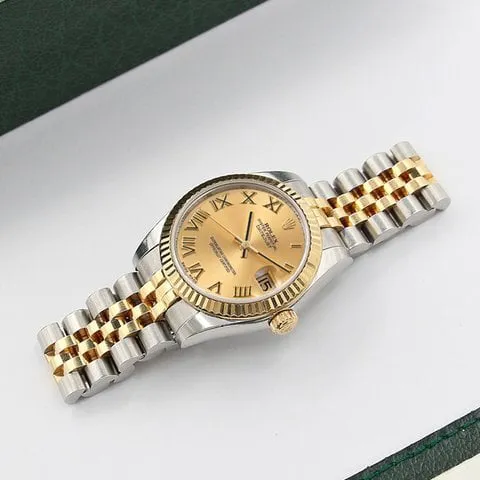 Rolex Datejust 31 178273 31mm Yellow gold and Stainless steel Champagne