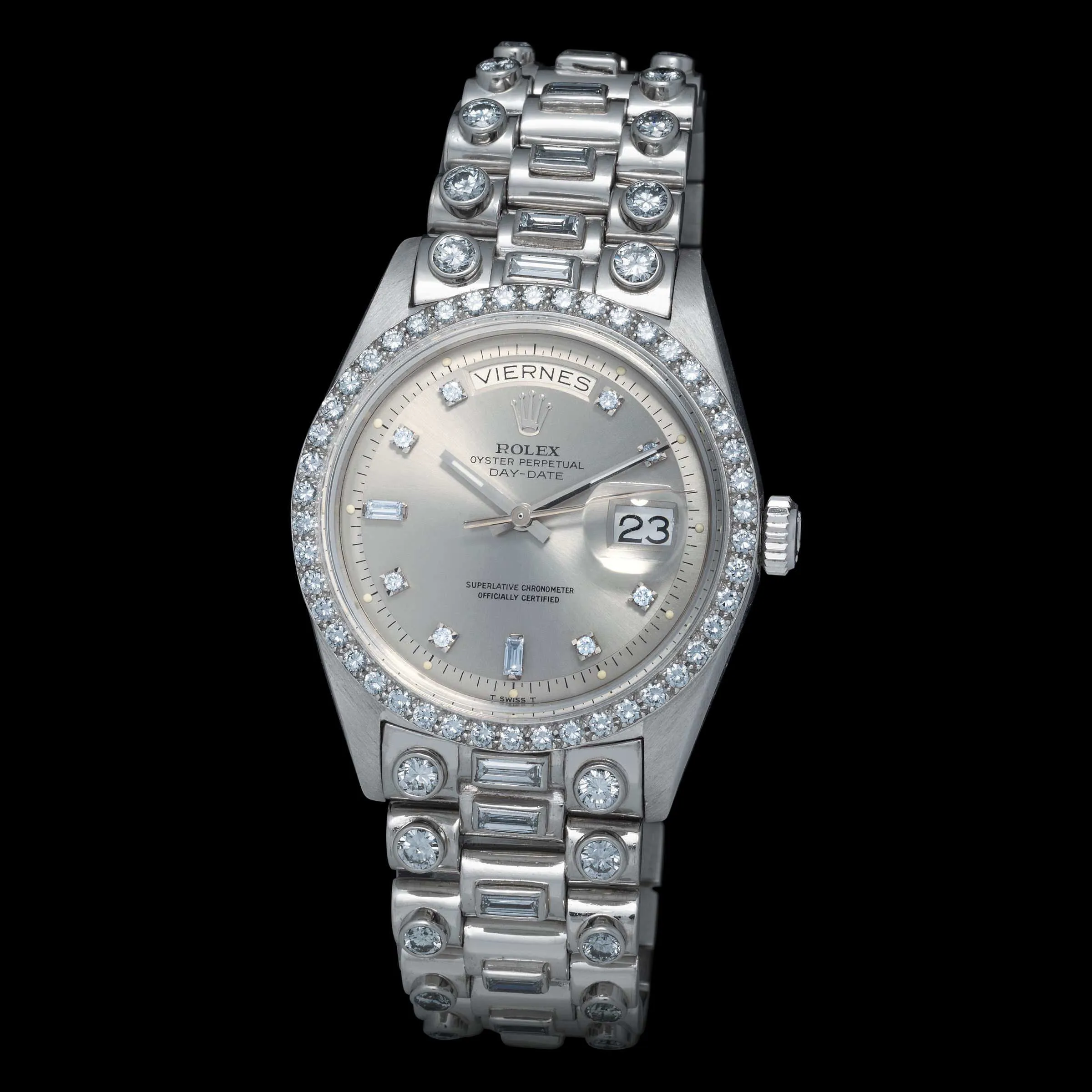 Rolex Day-Date 36 1804 36mm Platinum Silver