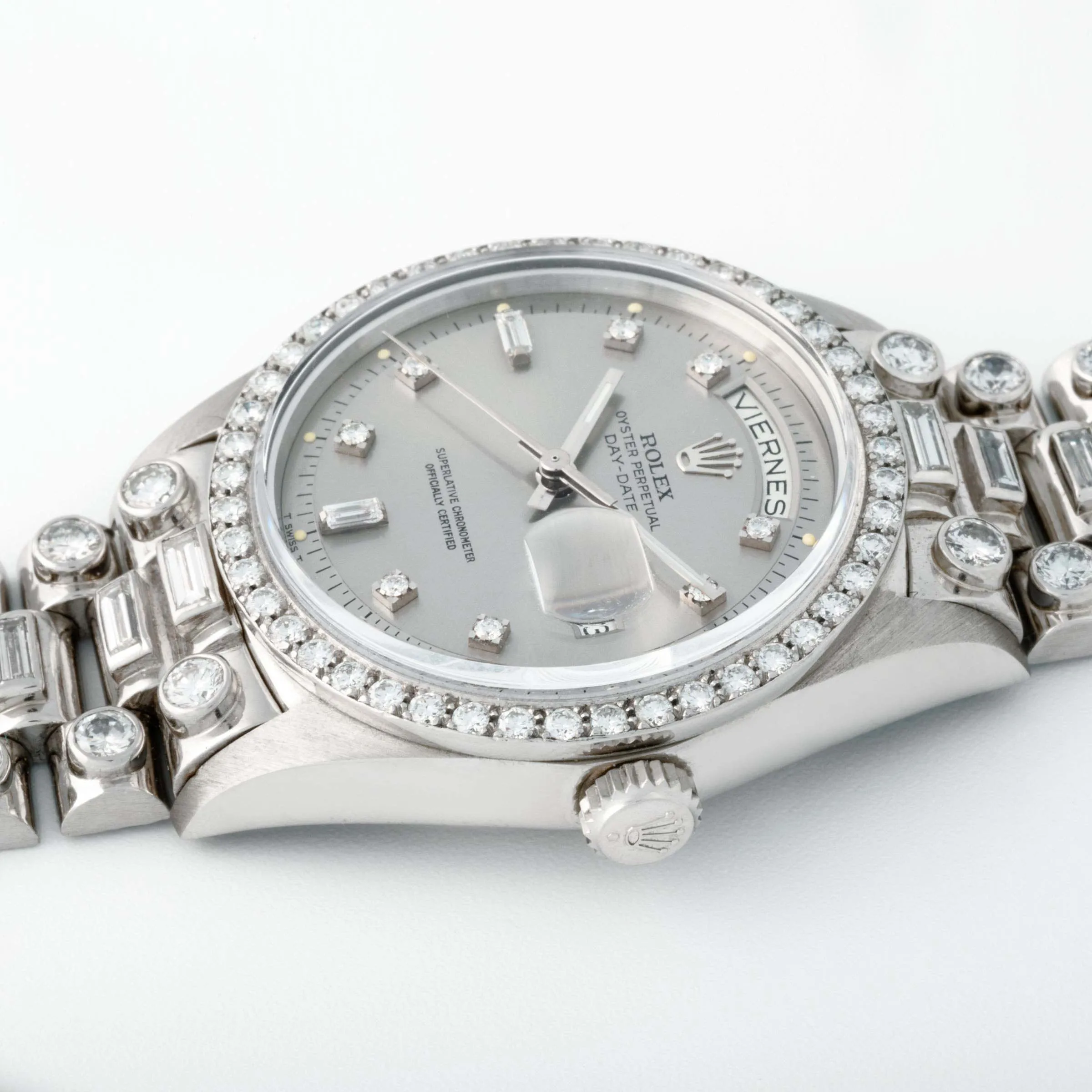 Rolex Day-Date 36 1804 36mm Platinum Silver 3