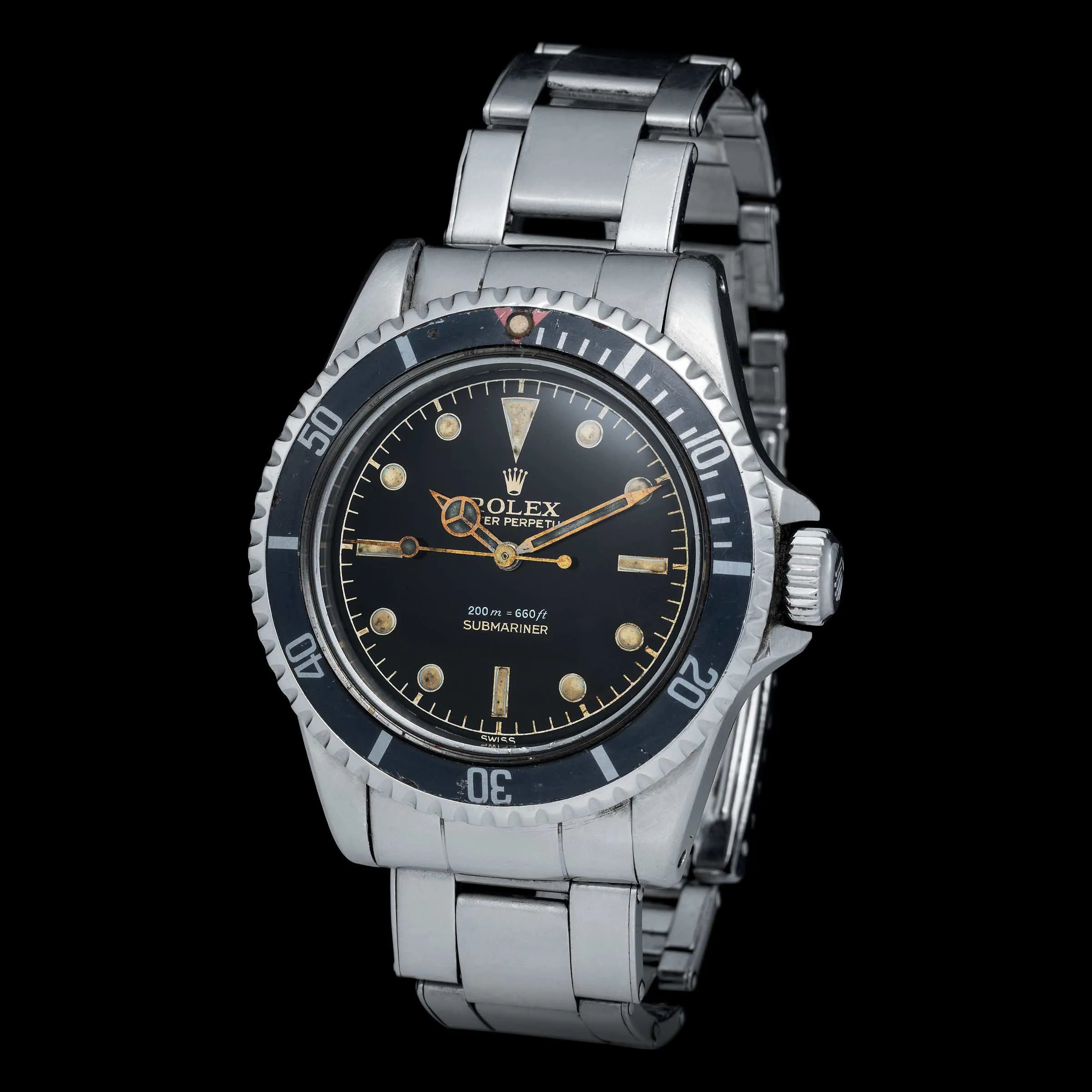 Rolex Submariner 5512 40mm Stainless steel Black