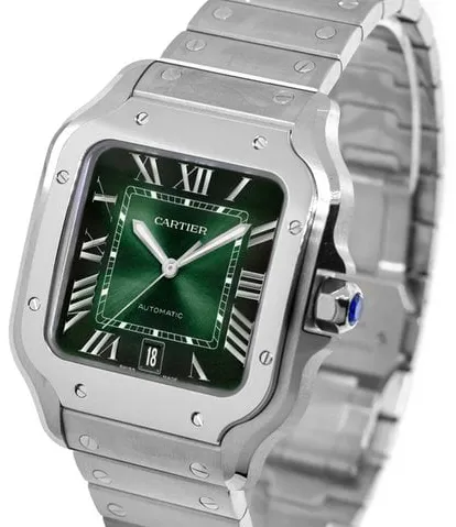 Cartier Santos WSSA0062 40mm Stainless steel Green