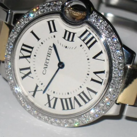 Cartier Ballon Bleu 36mm Stainless steel Silver