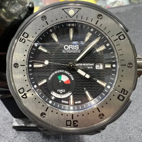 Oris ProDiver 01 667 7645 7284-Set 49mm Titanium Black