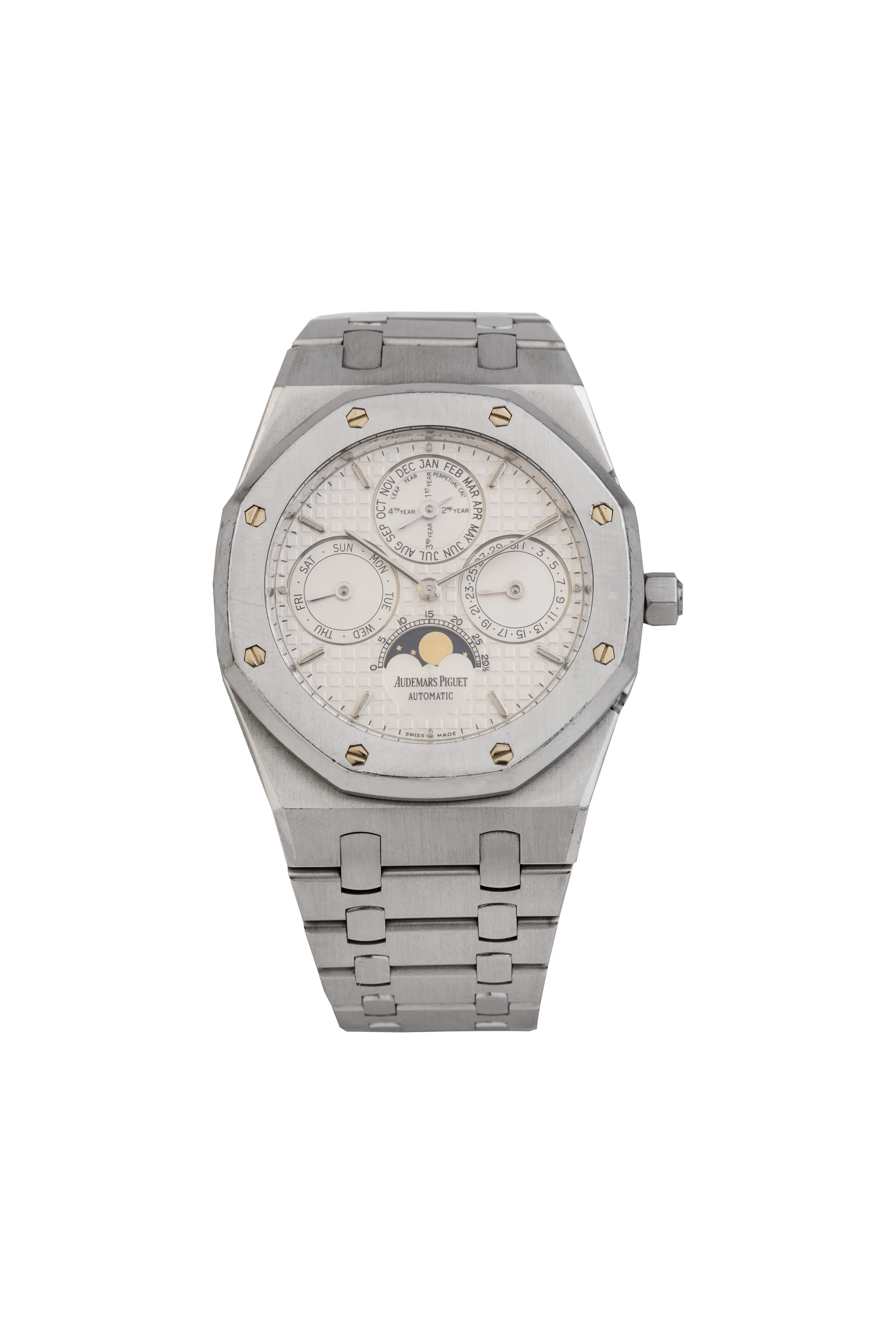 Audemars Piguet Perpetual Calendar 25820ST 39mm Stainless steel White