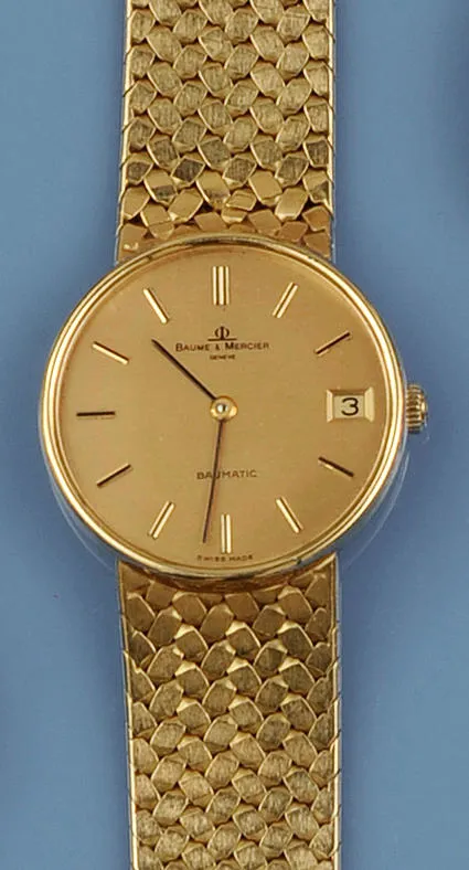 Baume & Mercier Baumatic Yellow gold Champagne