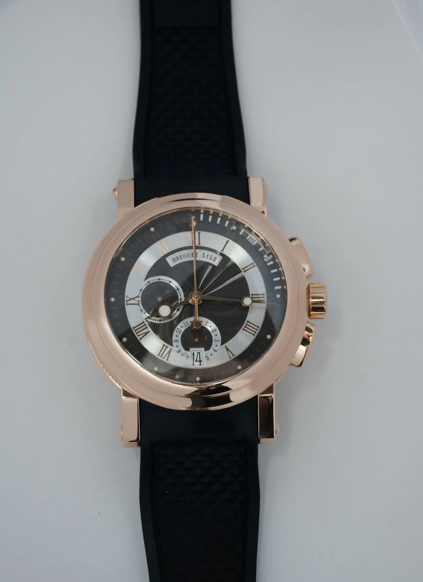 Breguet Marine 5827BR/Z2/5ZU 42mm Rose gold Black 1