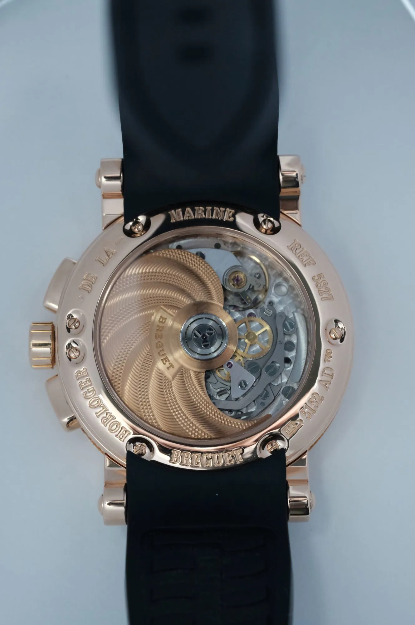 Breguet Marine 5827BR/Z2/5ZU 42mm Rose gold Black 2