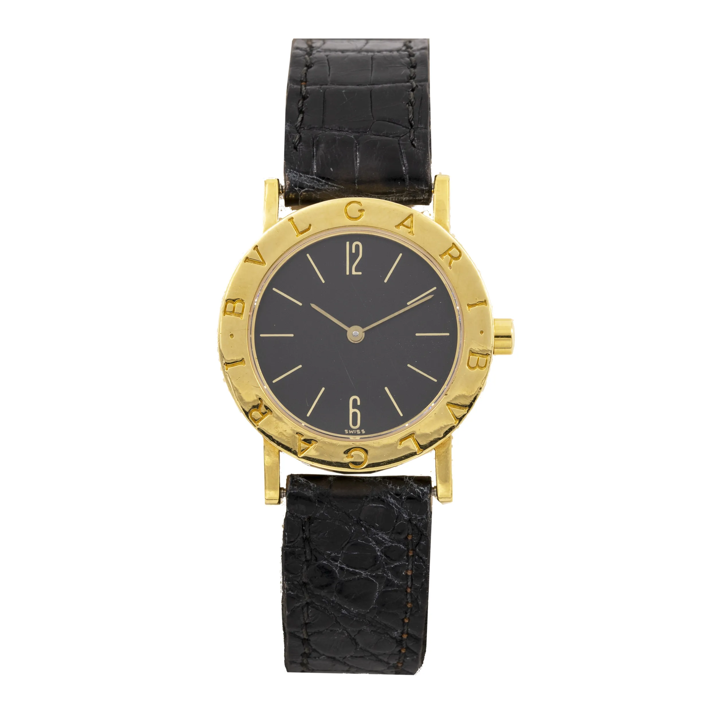 Bulgari BB30GL 30mm Yellow gold Black