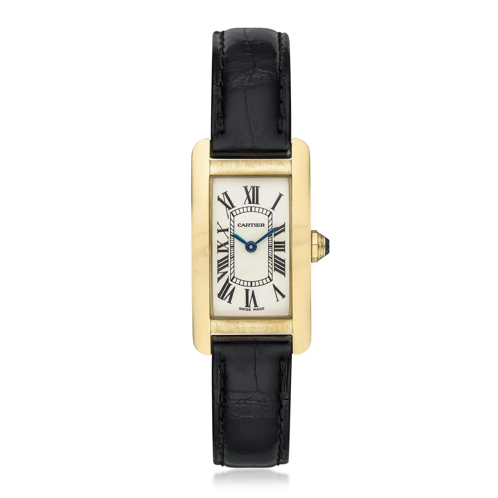 Cartier Tank 2482 19mm Yellow gold White