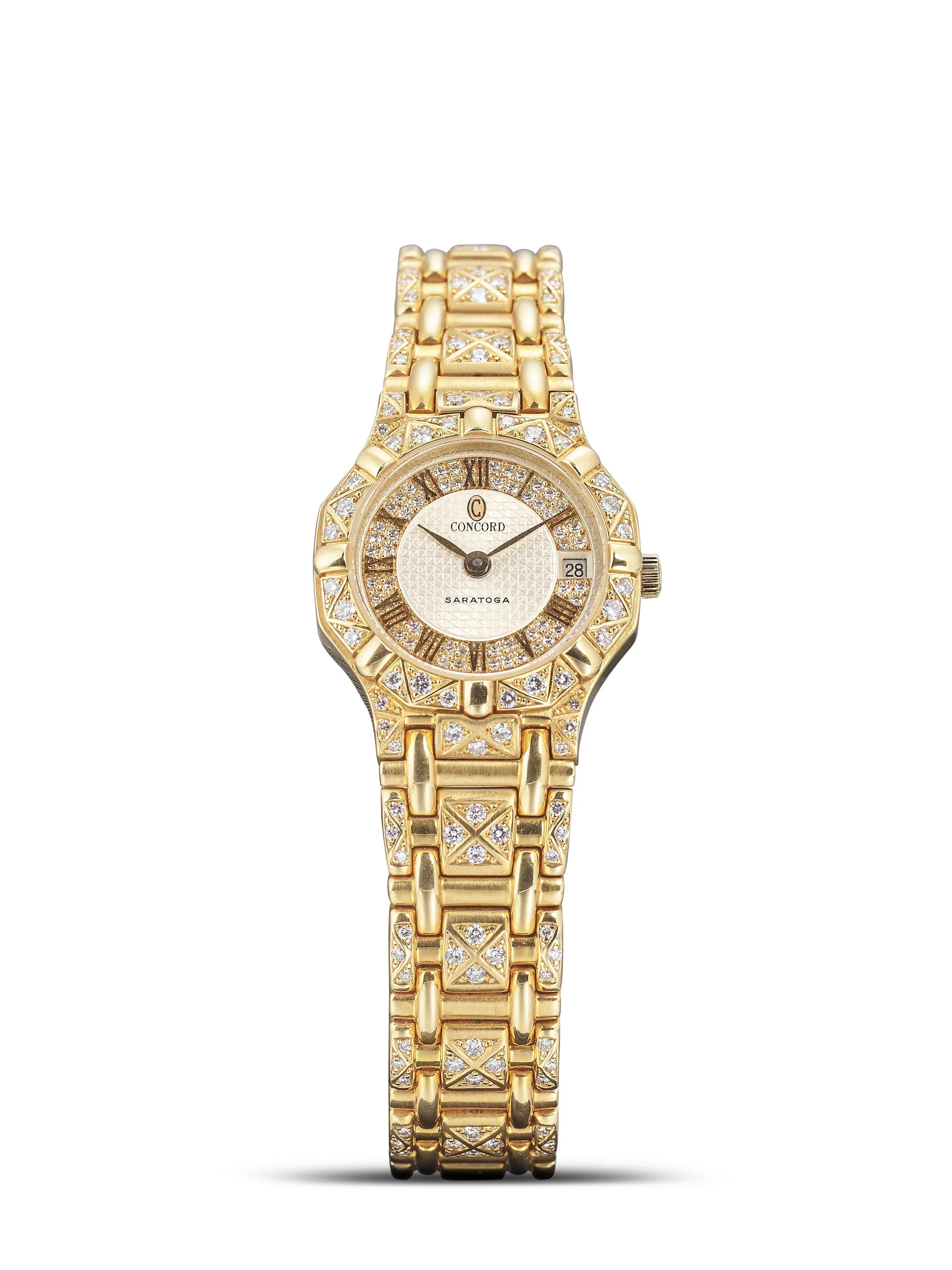 Concord 23mm Yellow gold Diamond