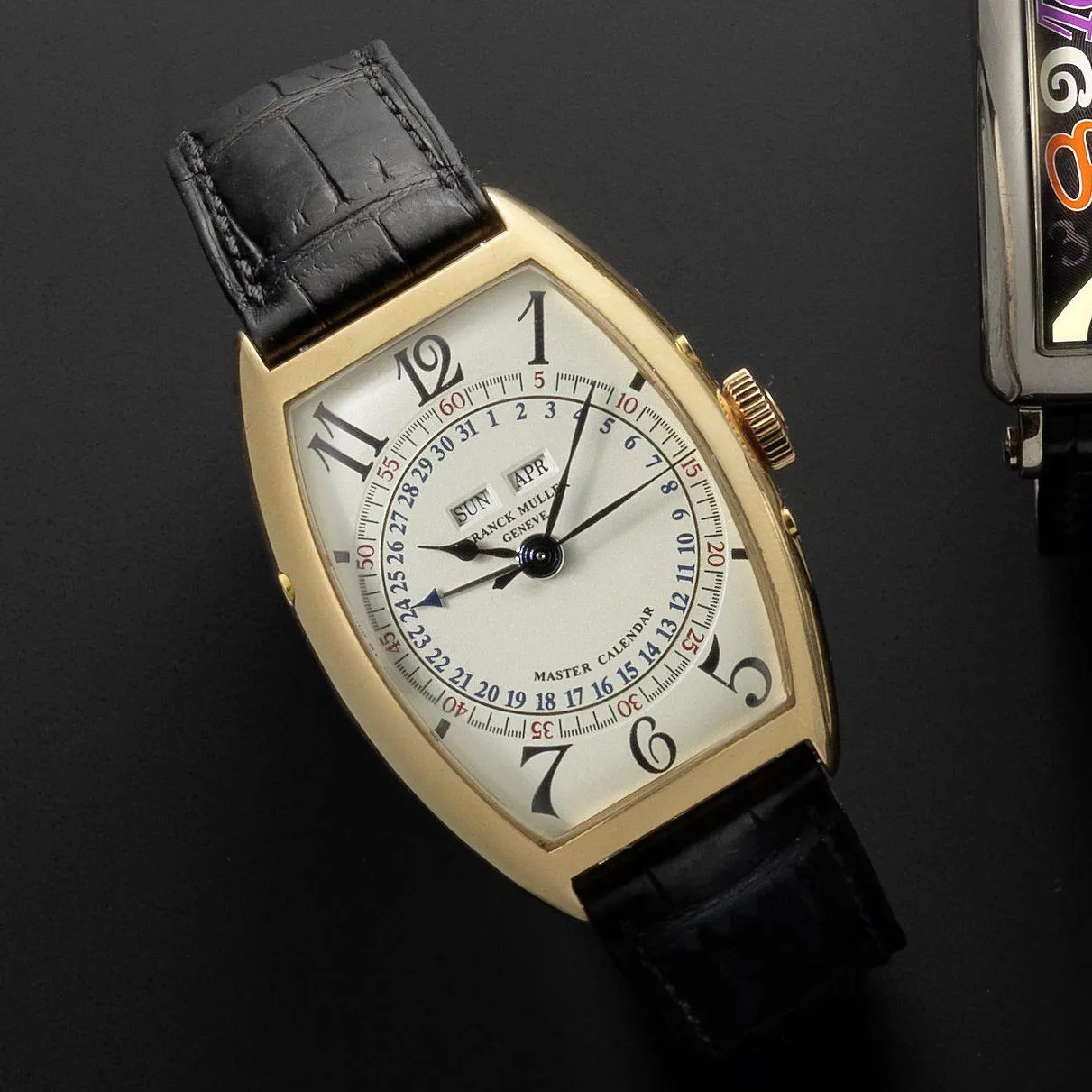 Franck Muller Master Calendar 5850MC 32mm Yellow gold Silver