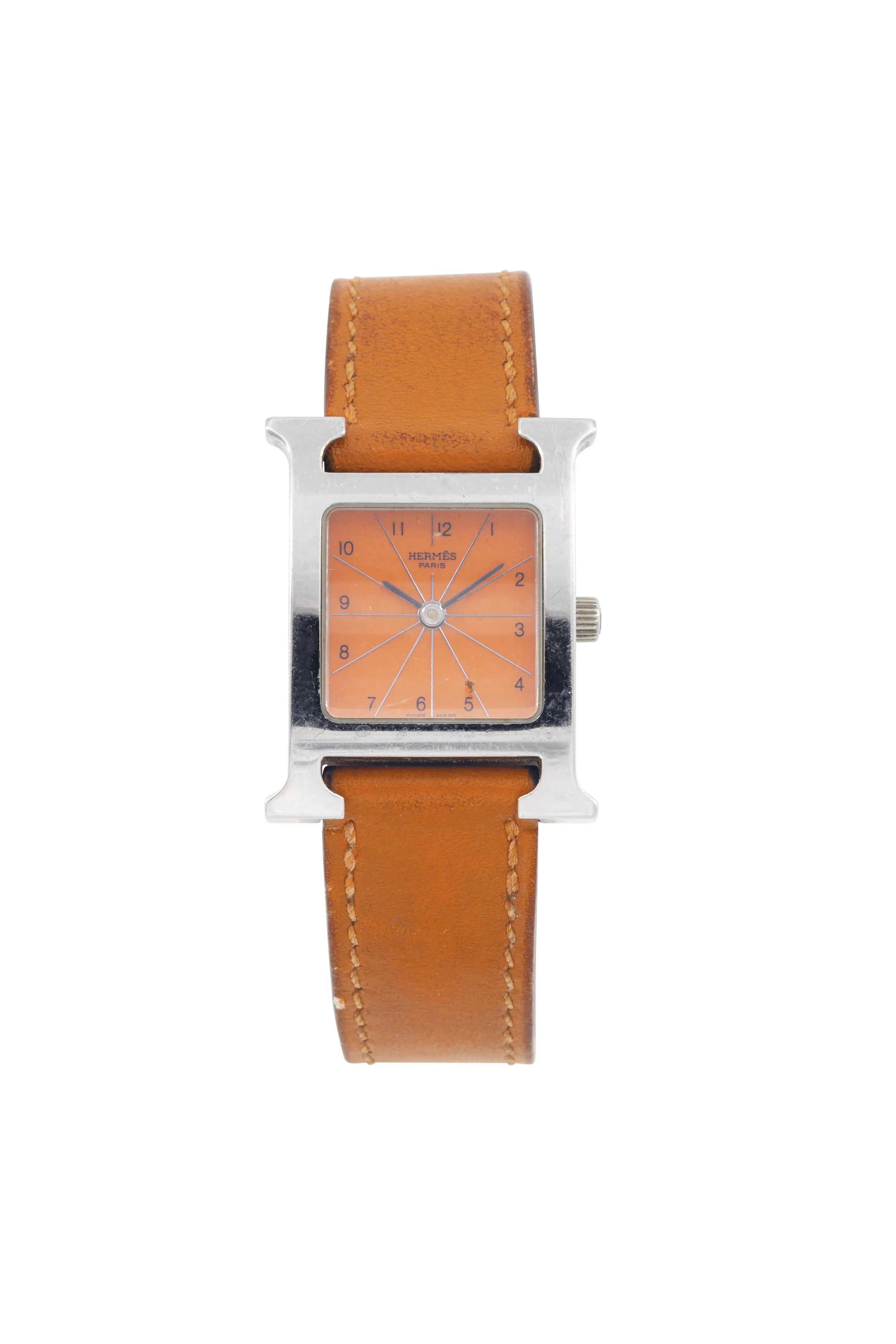 Hermès Heure H HH1.210 25mm Stainless steel Orange