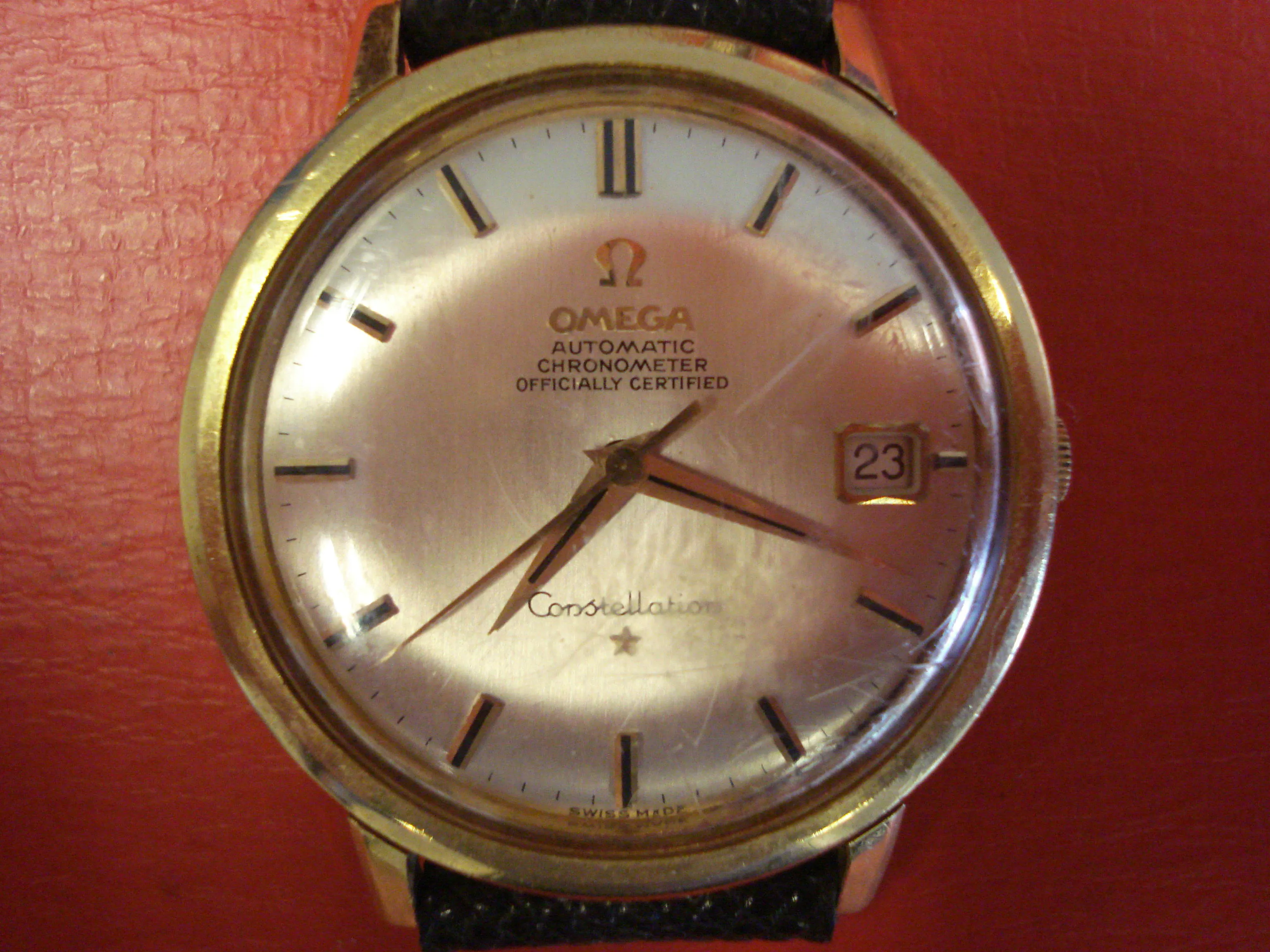 Omega Constellation 32mm Yellow gold Silver