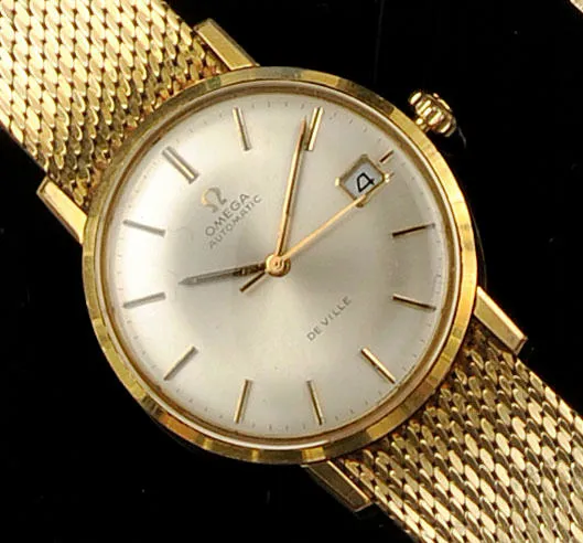 Omega De Ville 200mm Yellow gold Silver