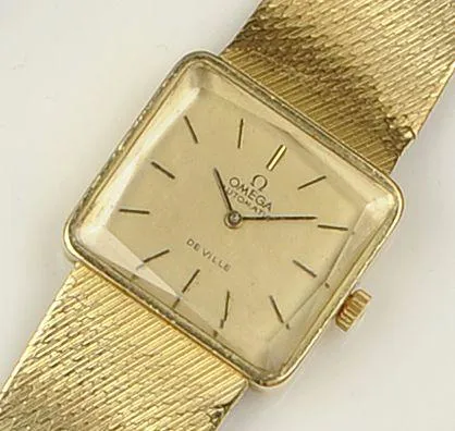 Omega De Ville Yellow gold Champagne