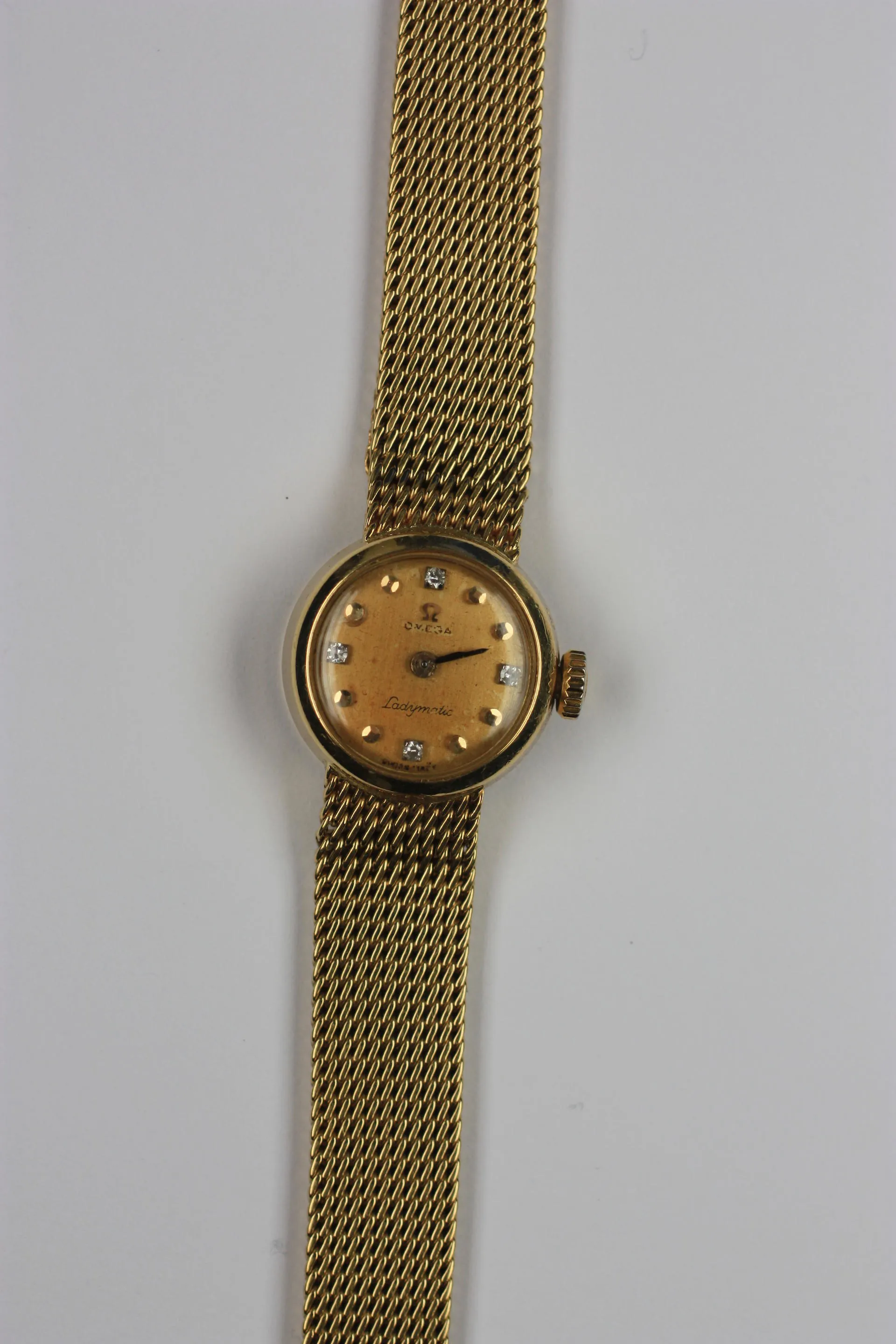 Omega Ladymatic 170mm Yellow gold Champagne