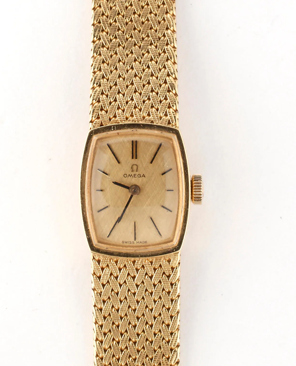 Omega 155mm Yellow gold Champagne