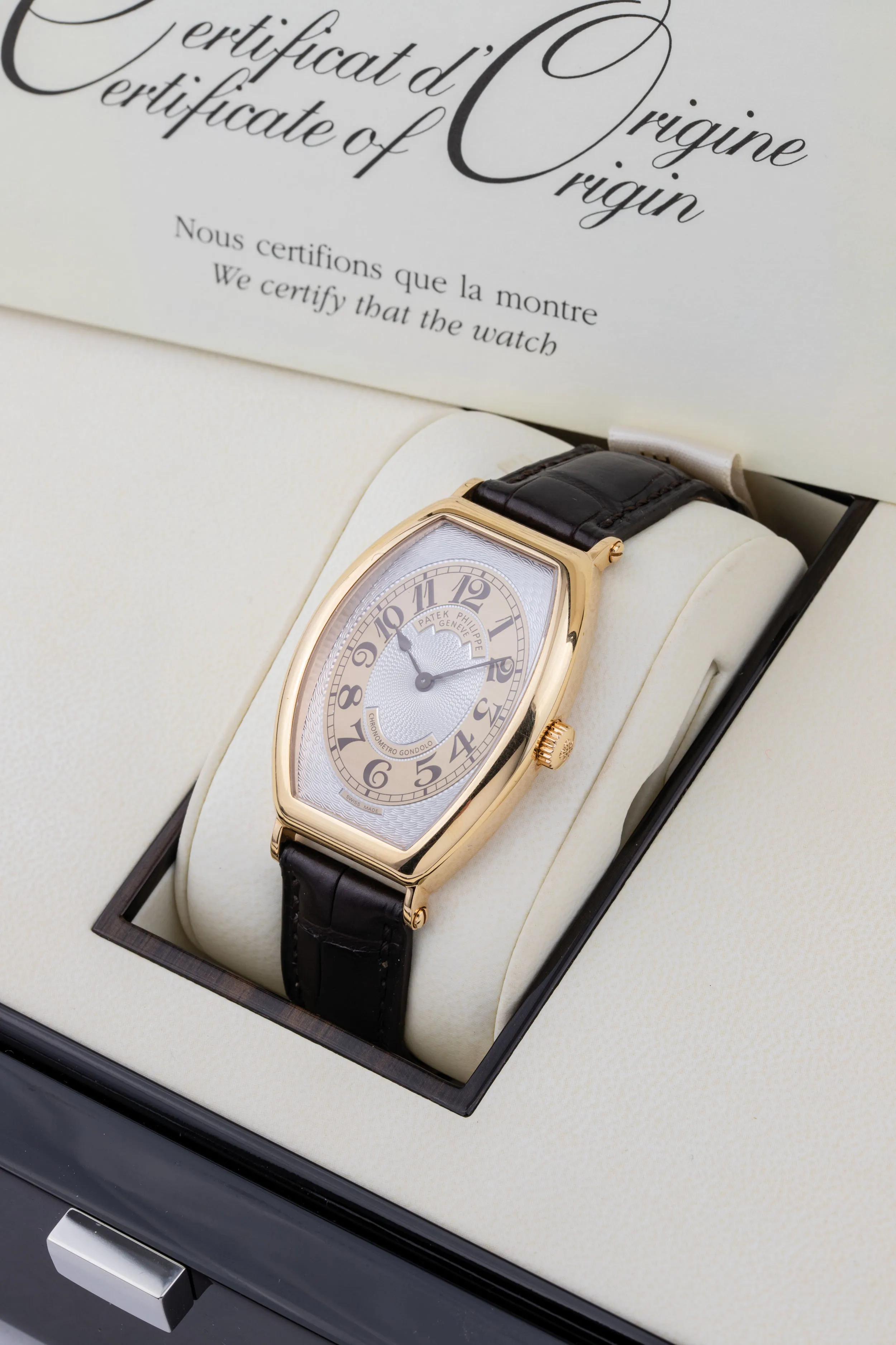 Patek Philippe Gondolo 5098R-001 32mm Rose gold Silver 2