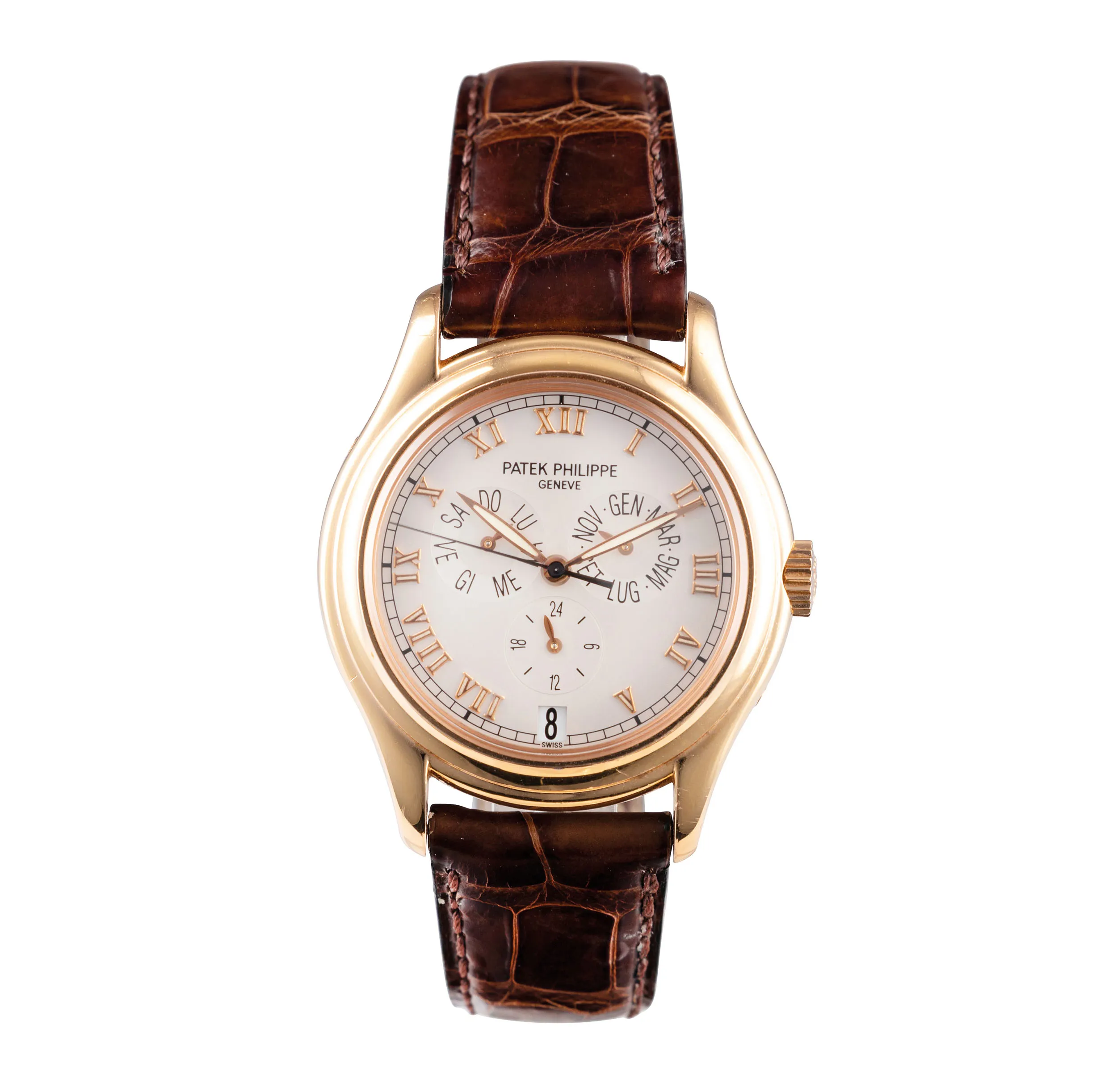 Patek Philippe Annual Calendar 5035R 32mm Rose gold White