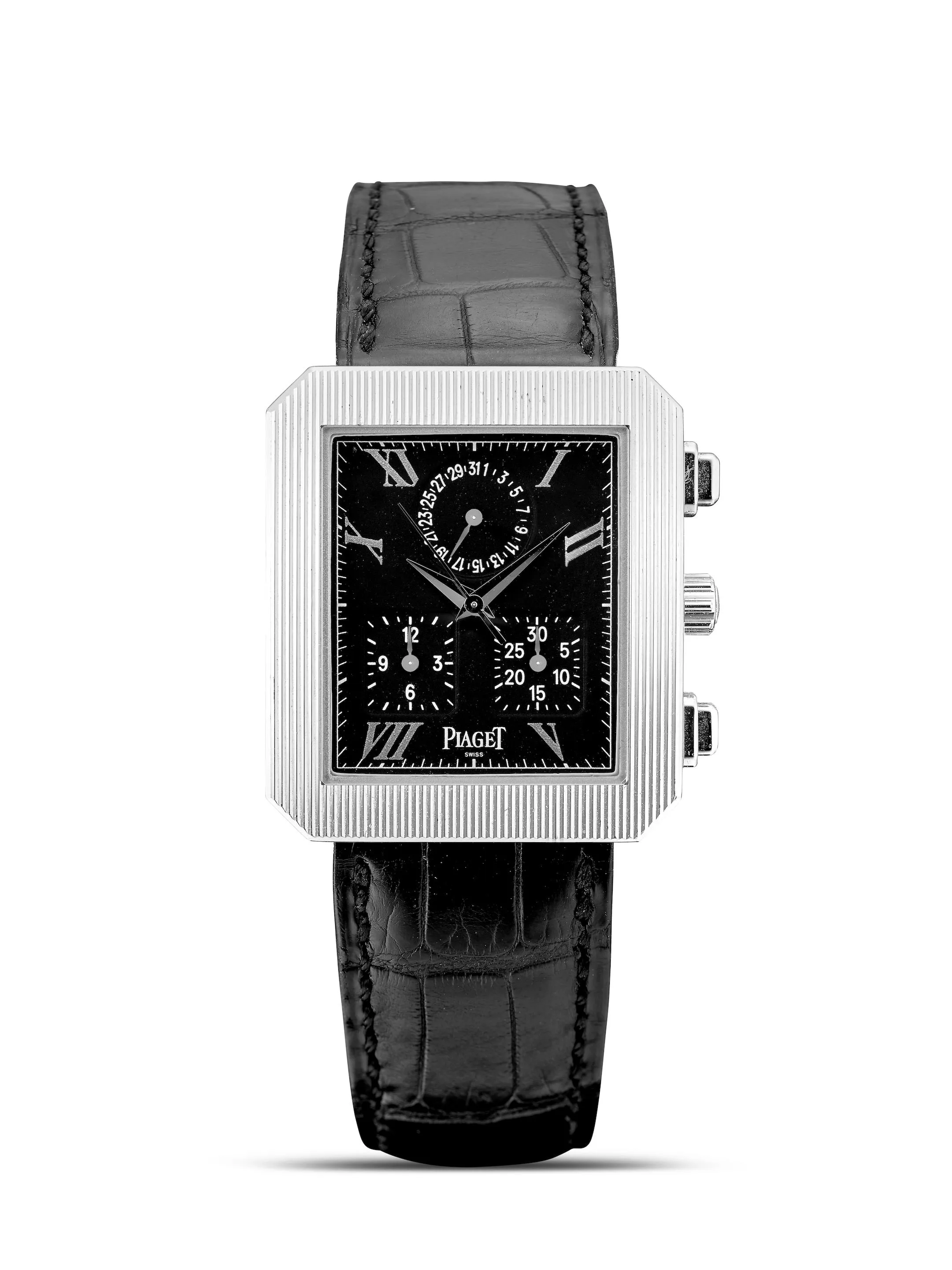 Piaget Protocole 14254 28mm White gold Black