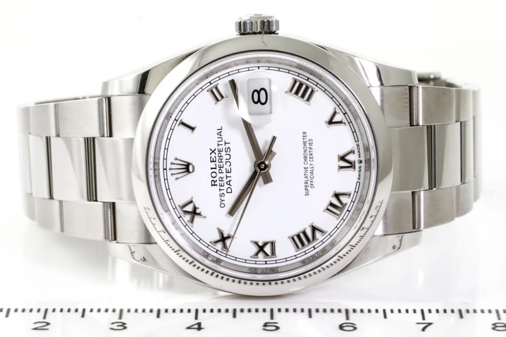 Rolex Datejust 36 126200 36mm Stainless steel White 3