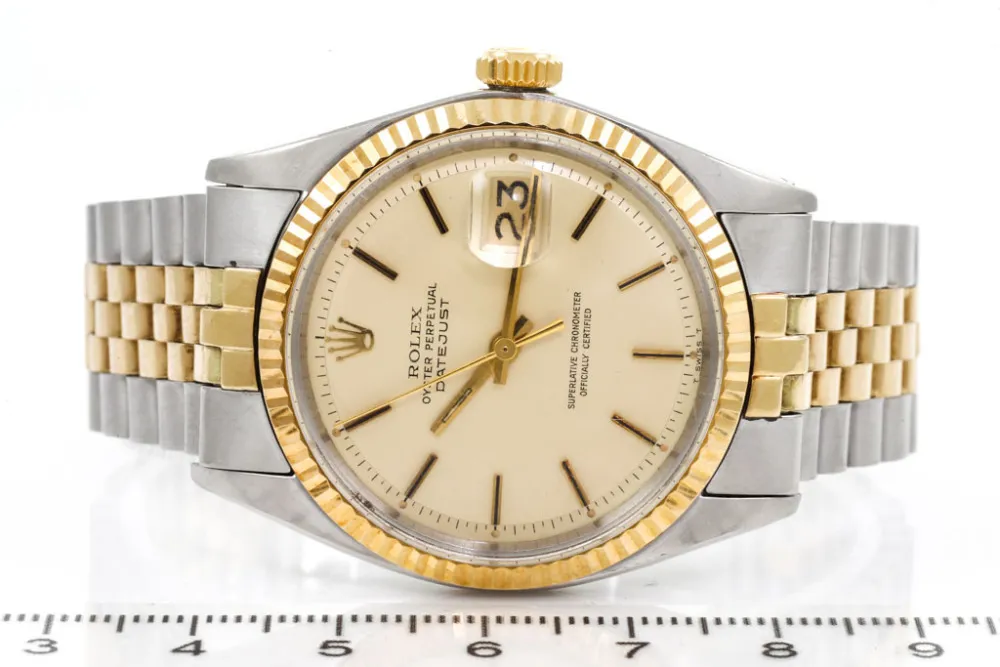 Rolex Datejust 36 1601 36mm Gold and Steel Champagne 1