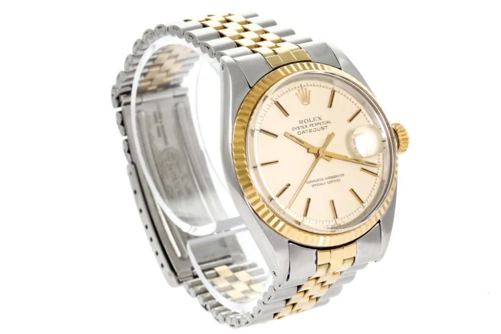 Rolex Datejust 36 1601 36mm Gold and Steel Champagne 4