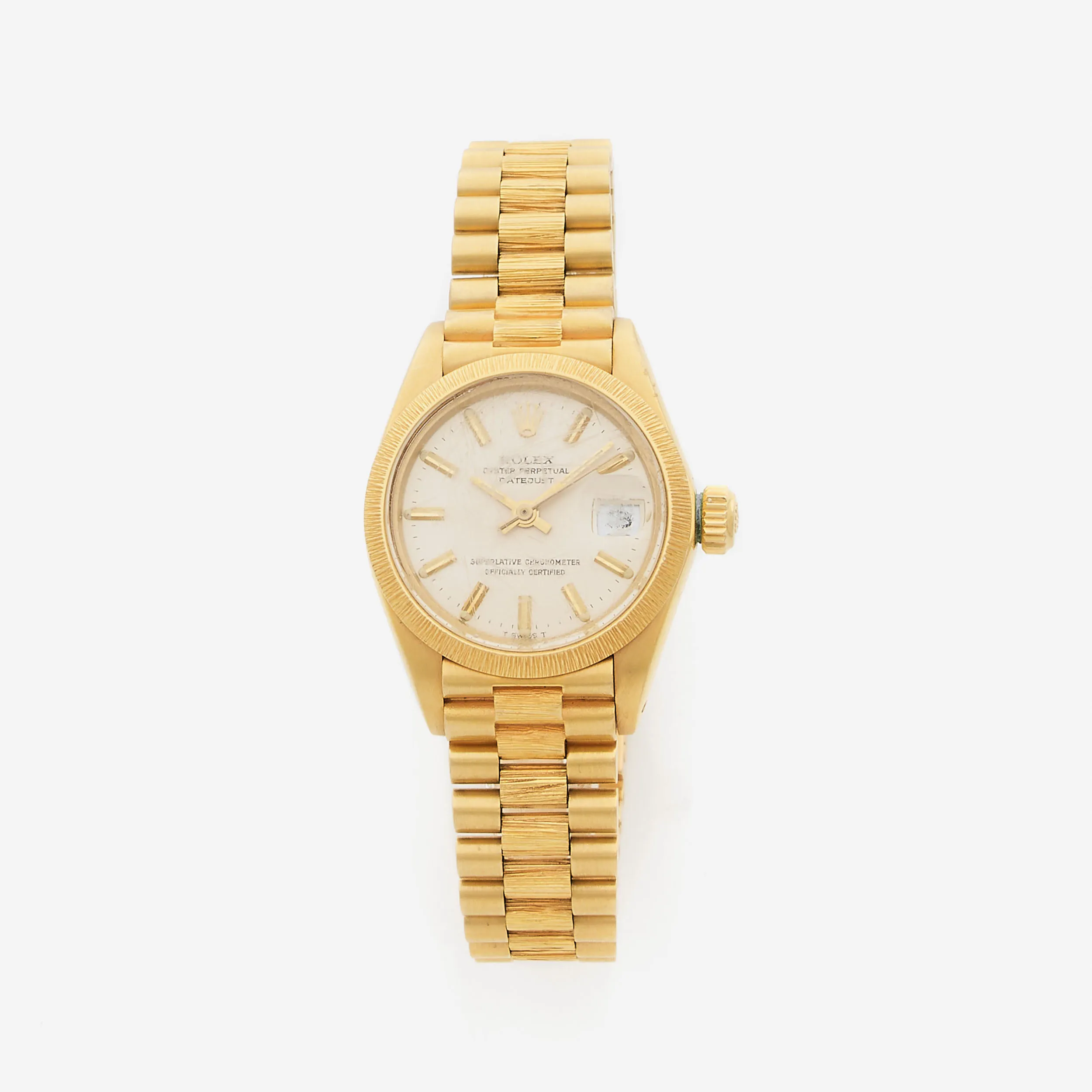 Rolex Lady-Datejust 6927 25.5mm Yellow gold Silver