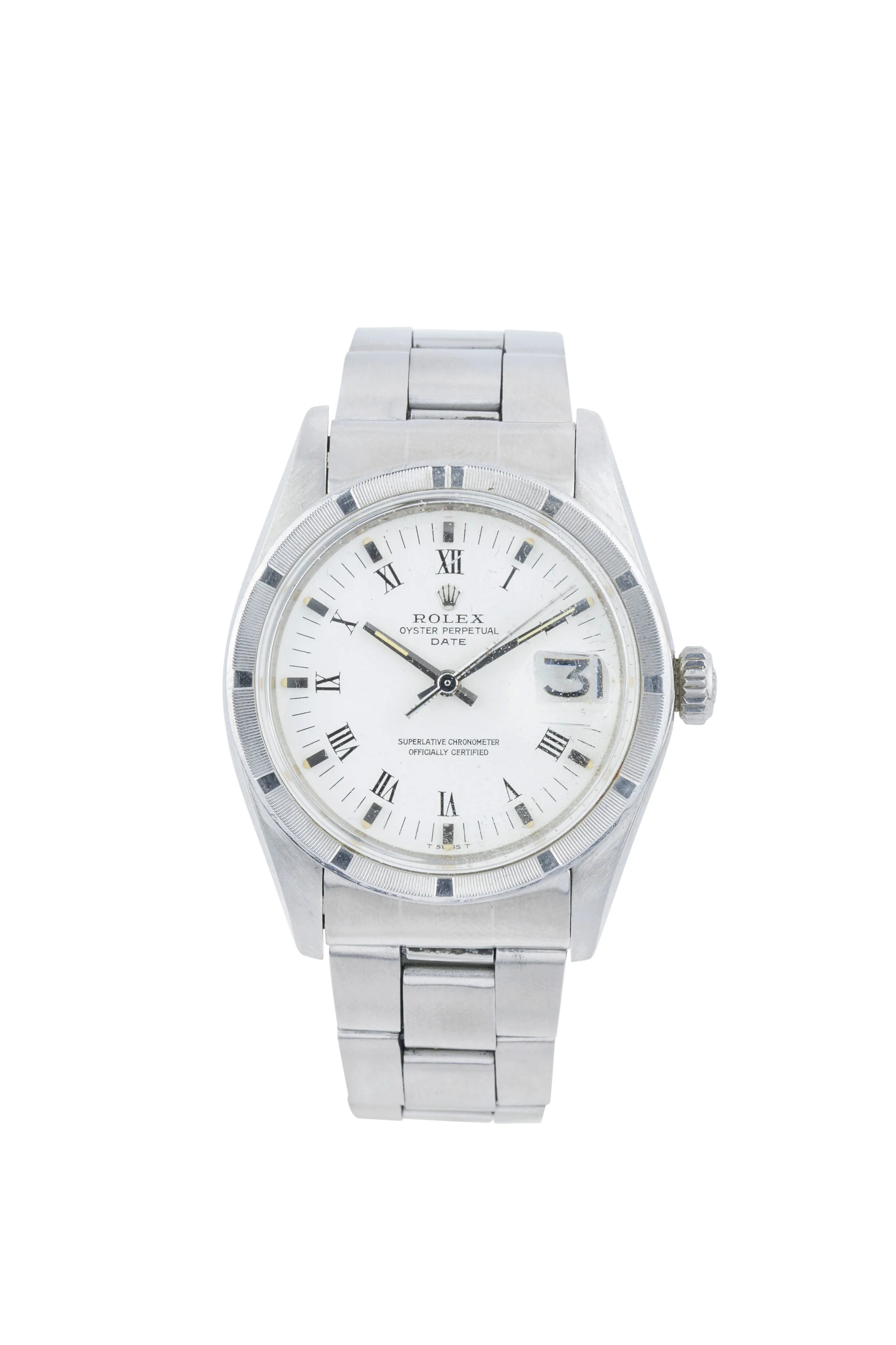 Rolex Oyster Perpetual Date 1500 34mm Stainless steel White