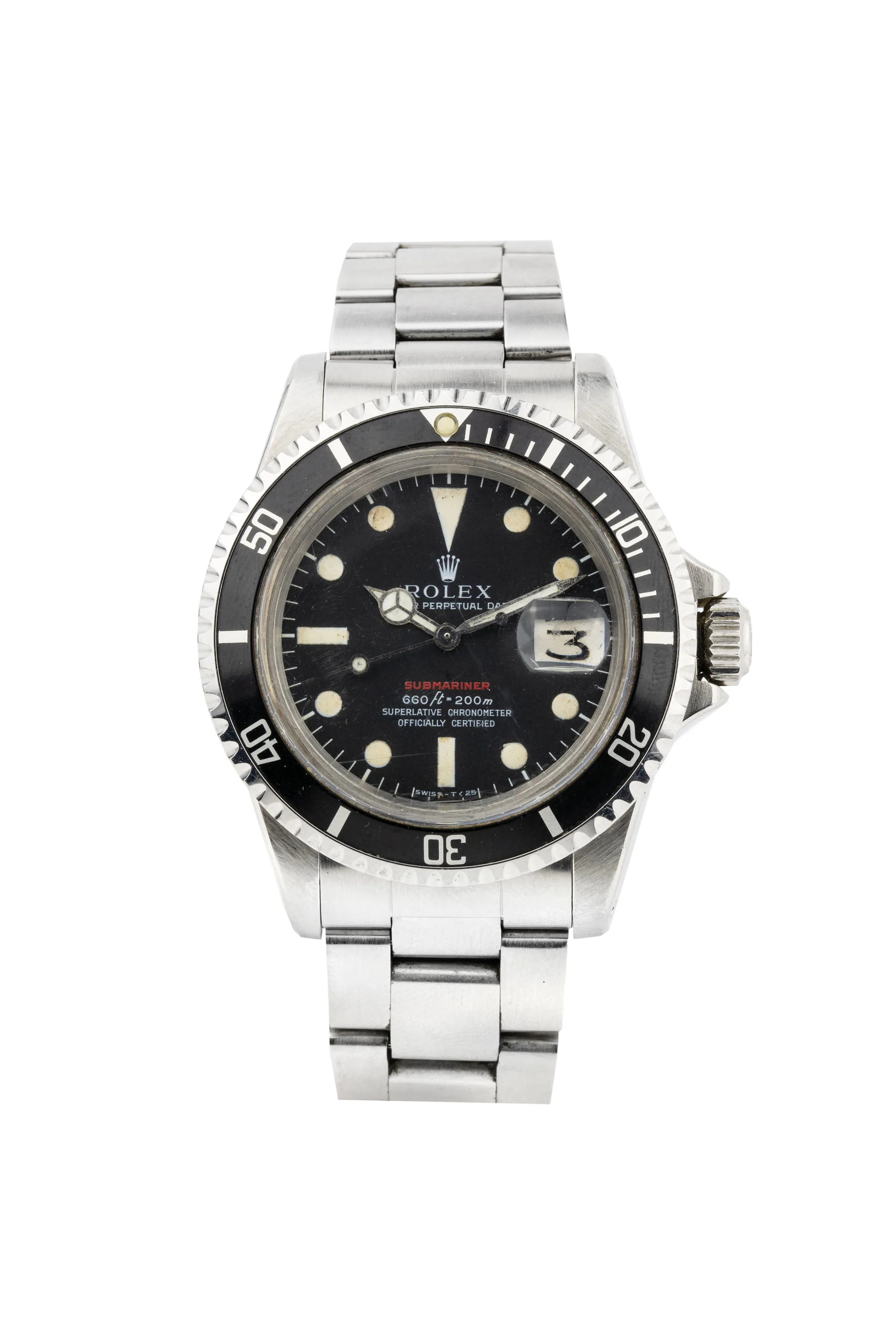 Rolex Submariner 1680 40mm Stainless steel Black