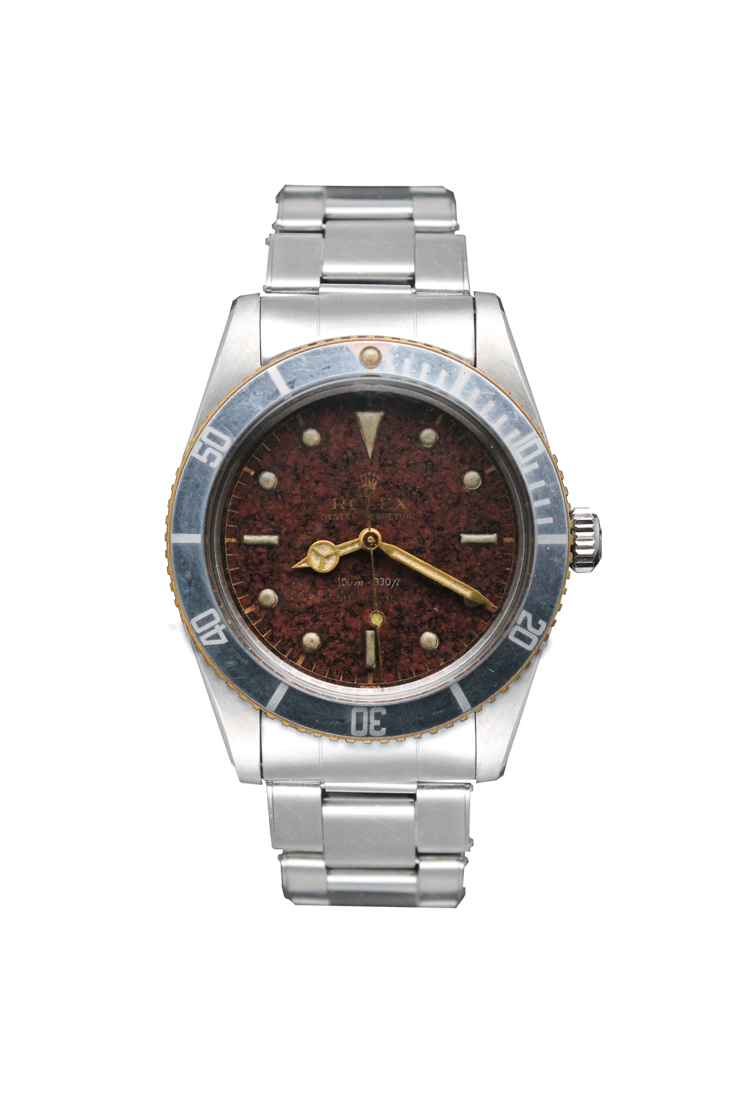 Rolex Submariner 5508 38mm Stainless steel Brown