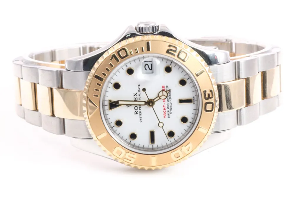 Rolex Yacht-Master 68623 35mm Yellow gold and Stainless steel White