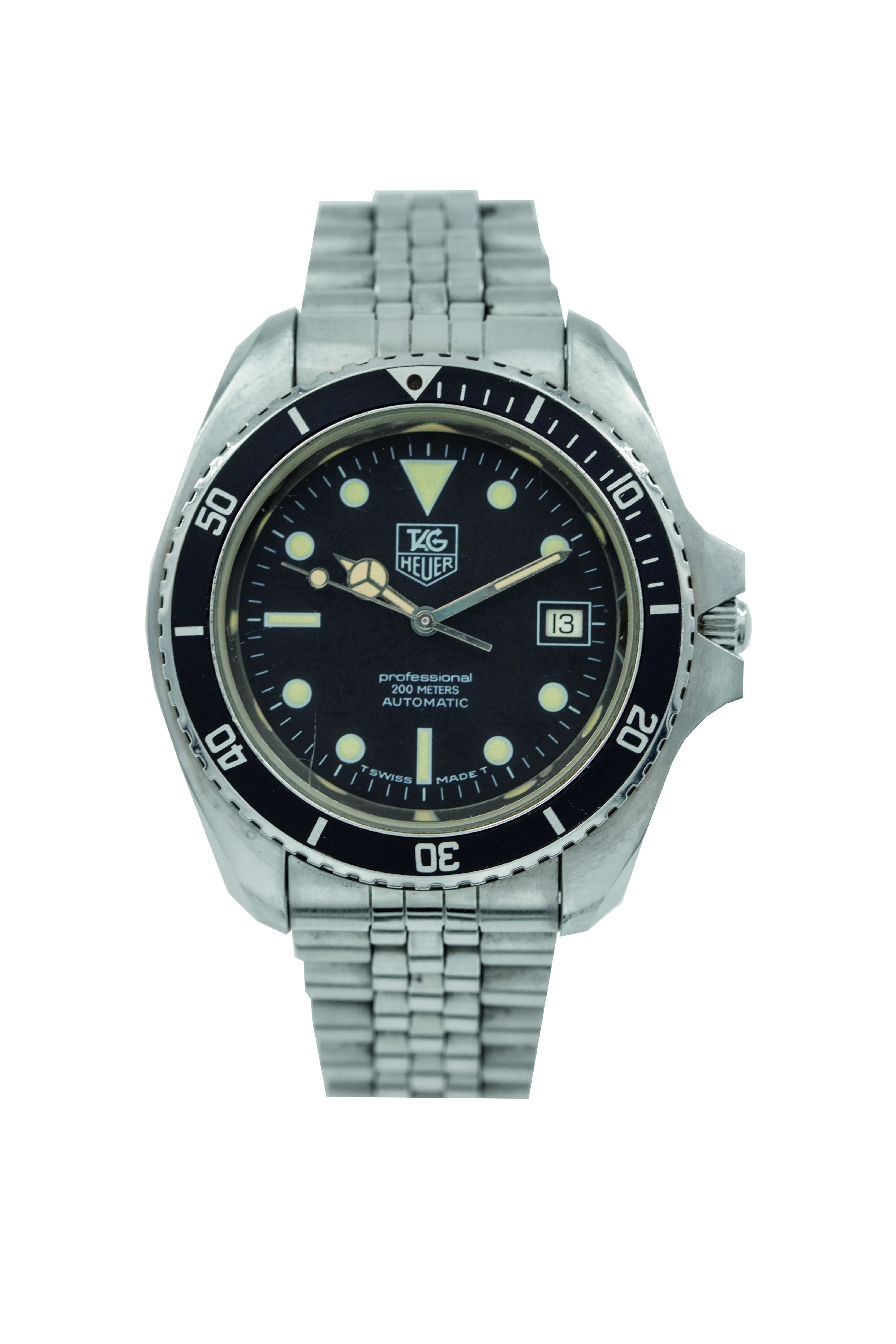 TAG Heuer Professional 844/5 42mm Stainless steel Black
