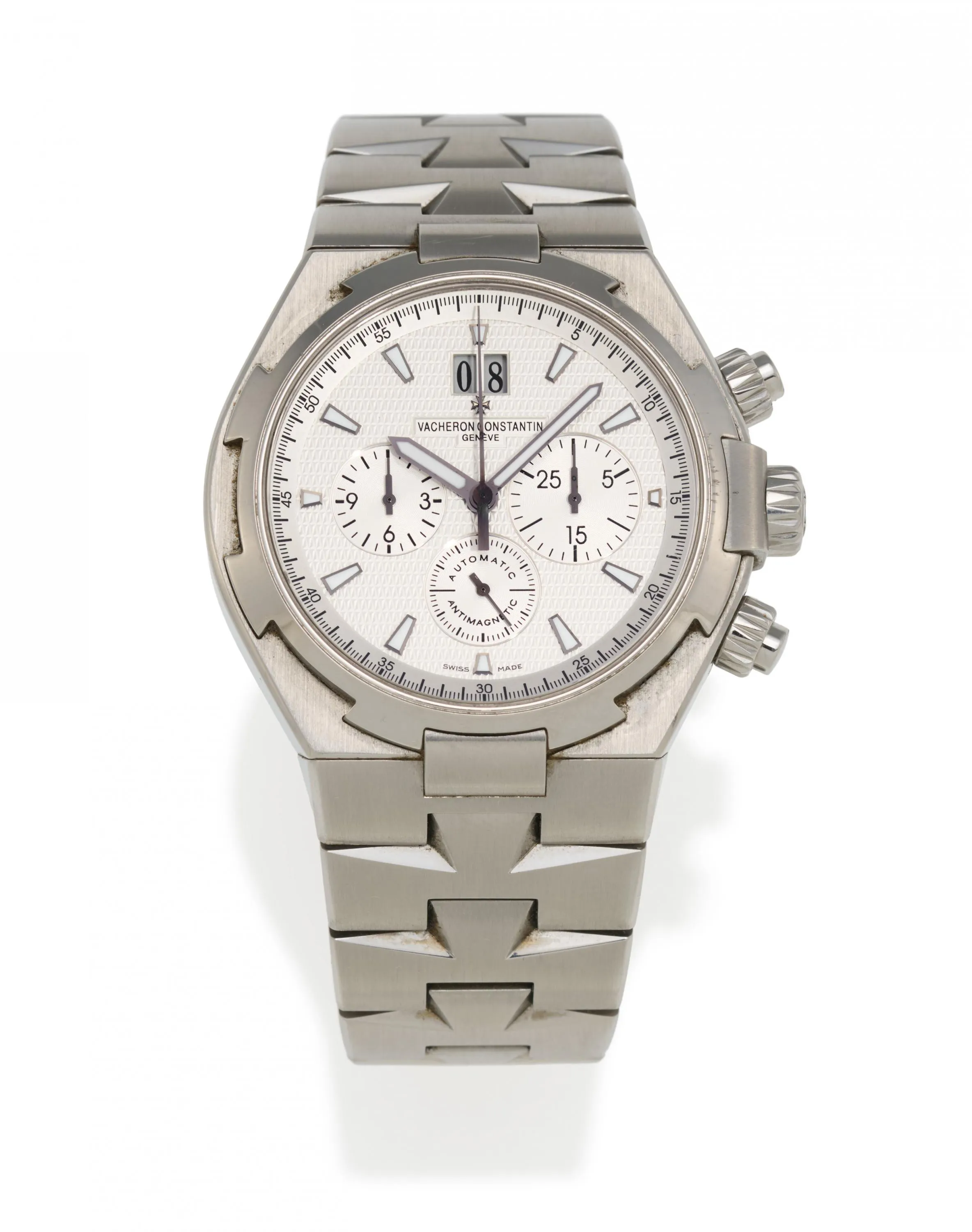 Vacheron Constantin Overseas Chronograph 49150 42mm Stainless steel Silver