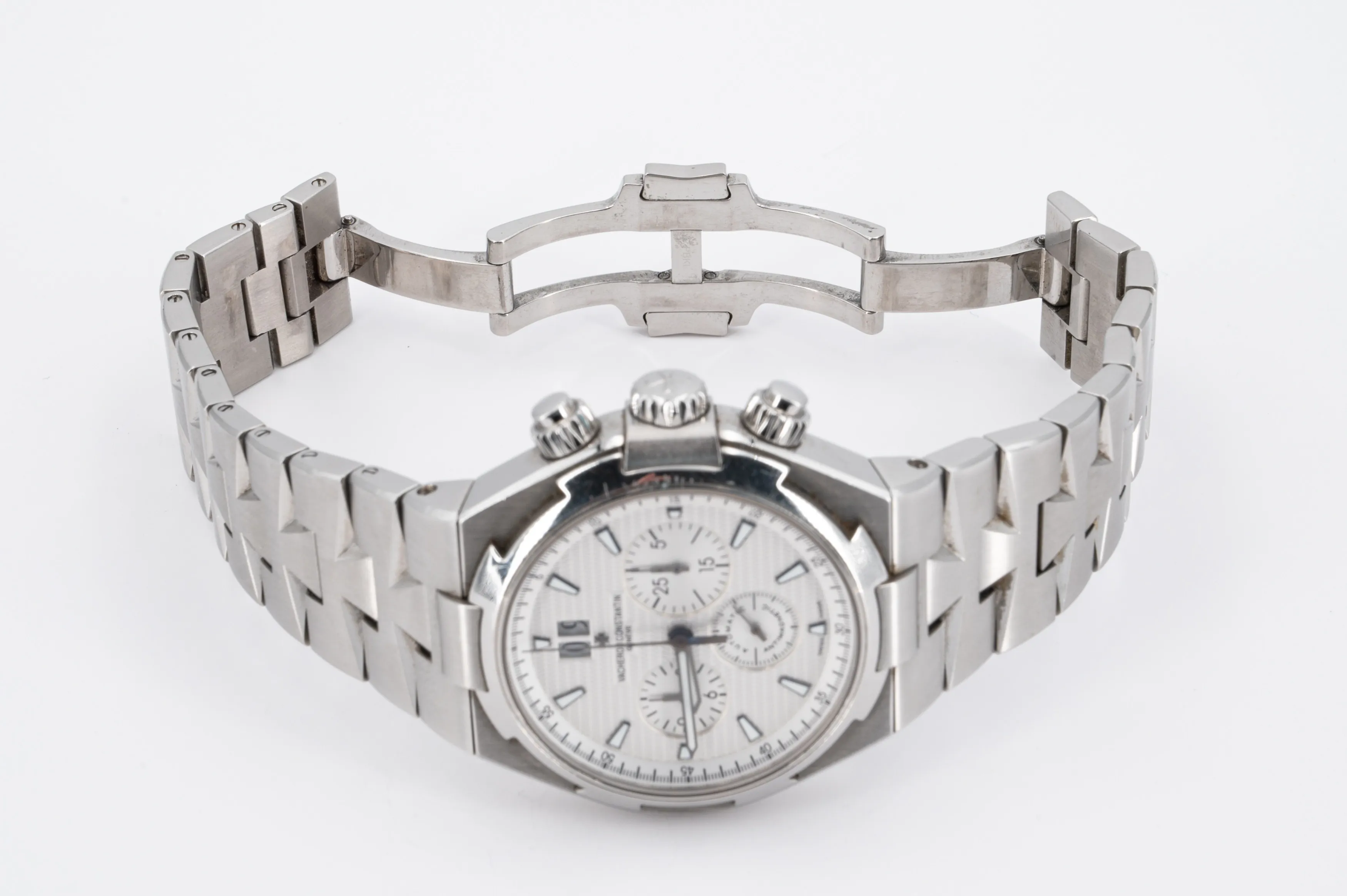 Vacheron Constantin Overseas Chronograph 49150 42mm Stainless steel Silver 1