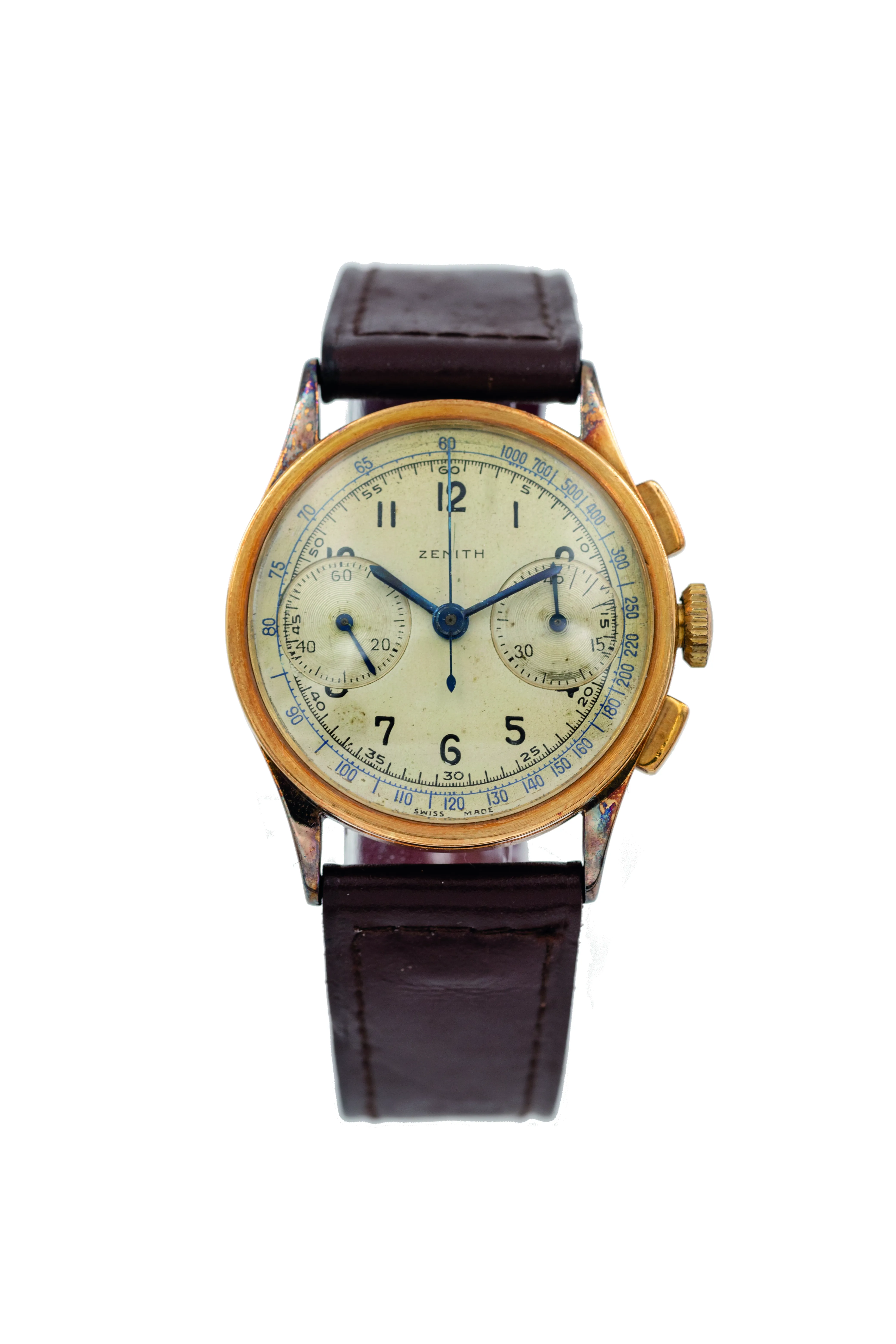 Zenith Chronograph 5632 35mm Yellow gold Champagne