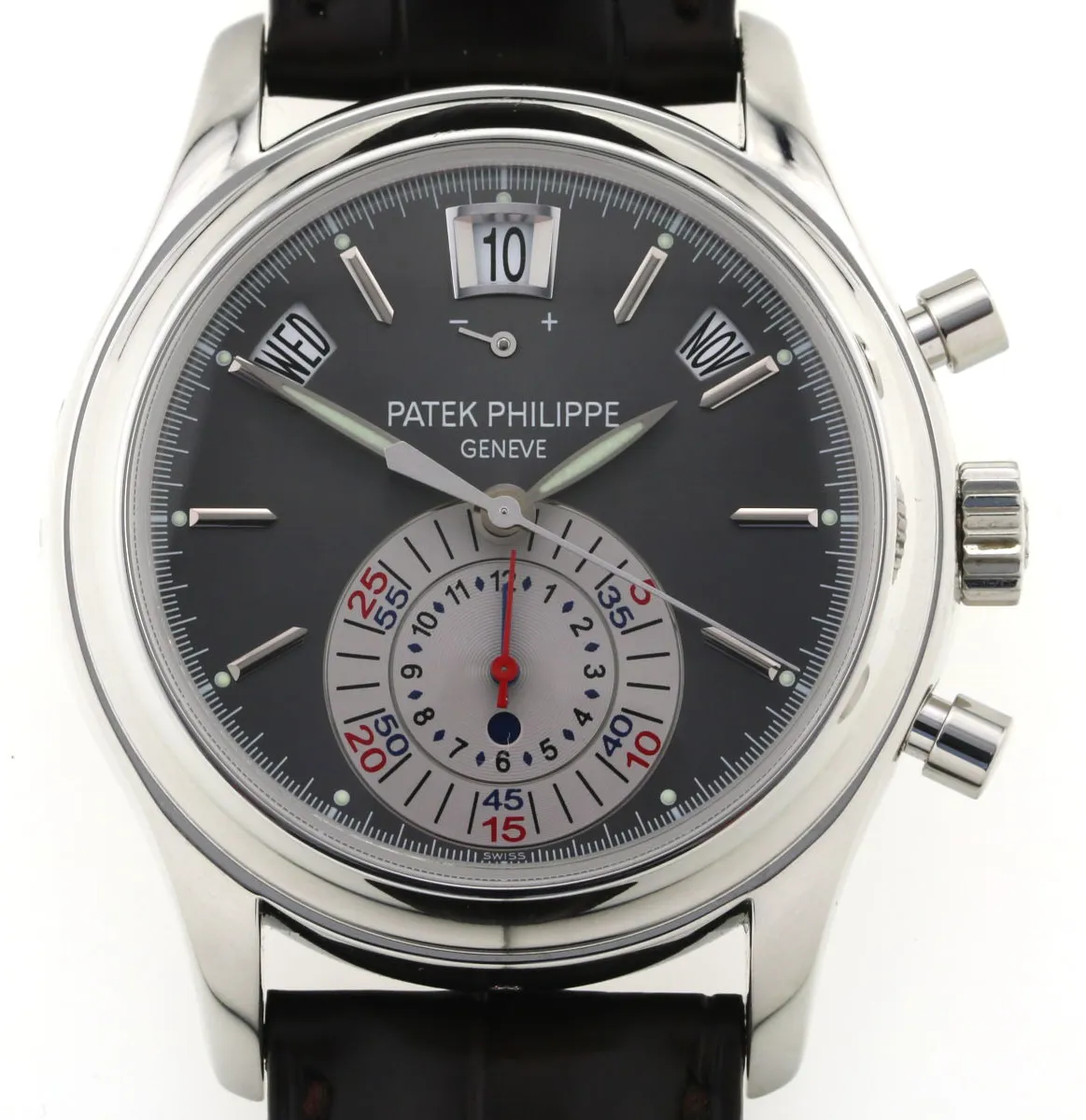 Patek Philippe Annual Calendar Chronograph 5960P-001 40.5mm Platinum Gray 1