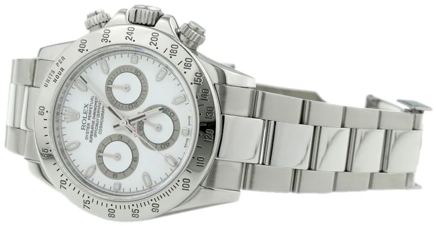 Rolex Daytona 116520 40mm Stainless steel White 6