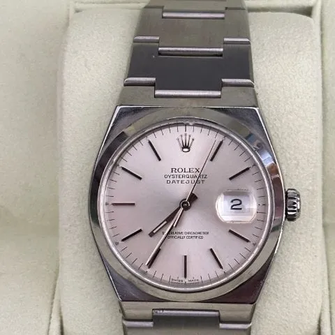 Rolex Datejust Oysterquartz 17000 41mm Silver