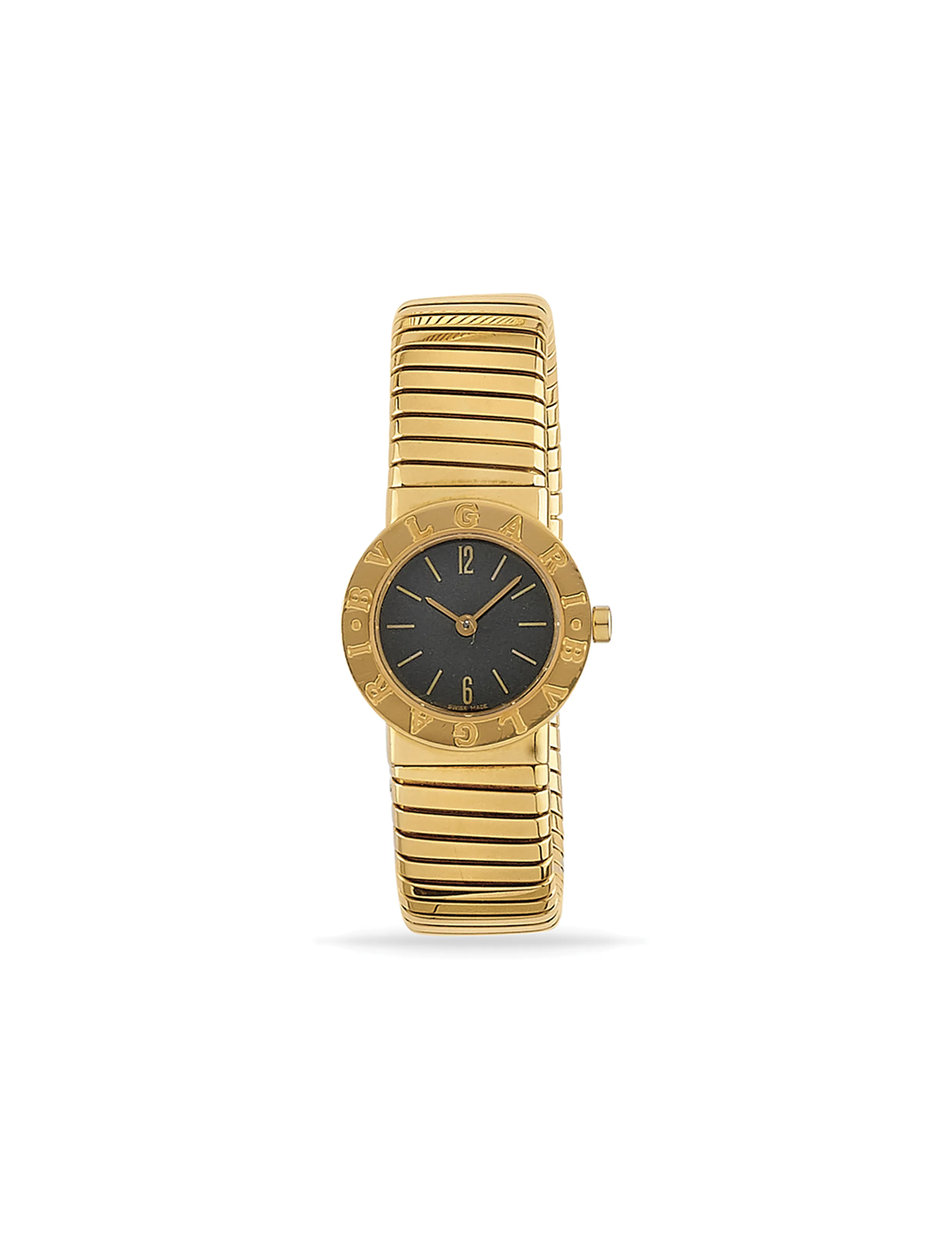 Bulgari Tubogas BB 23 2T 23mm Yellow gold Black