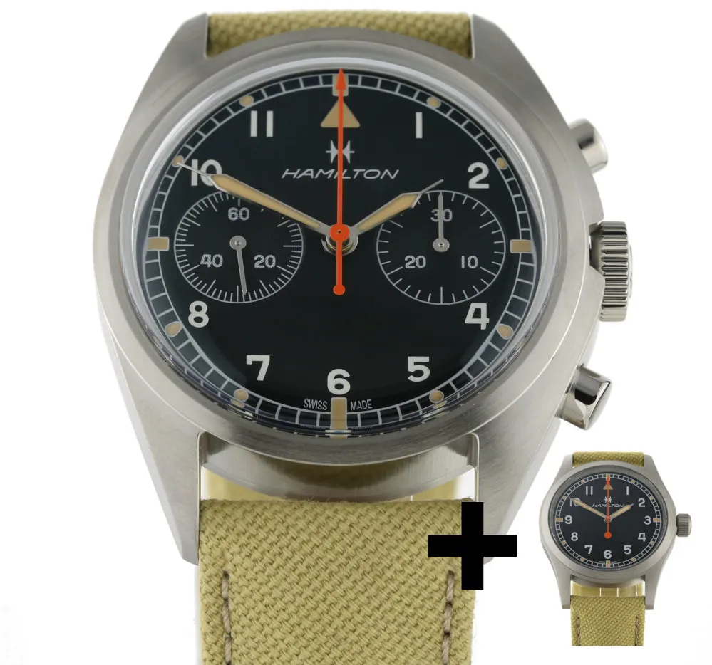 Hamilton Khaki Field H89429930 / H89469930 42mm Stainless steel