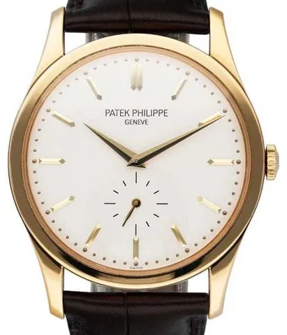 Patek Philippe Calatrava 5196J-001 37mm Yellow gold Silver