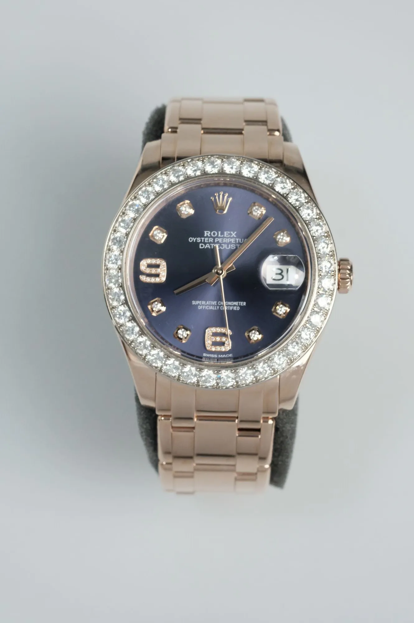 Rolex Pearlmaster 86285-0004 39mm Rose gold Purple 5