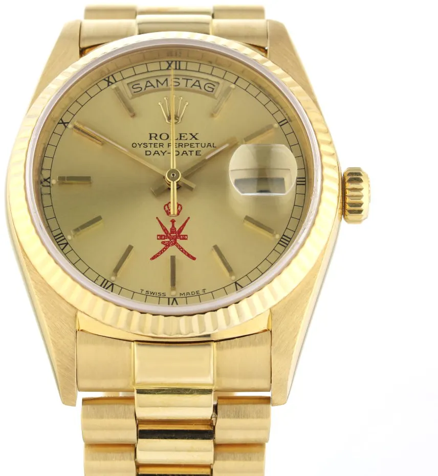 Rolex Day-Date 36 18038 36mm Yellow gold