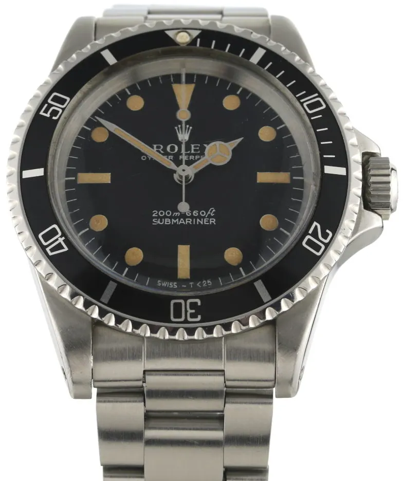 Rolex Submariner 5513 40mm Stainless steel Black