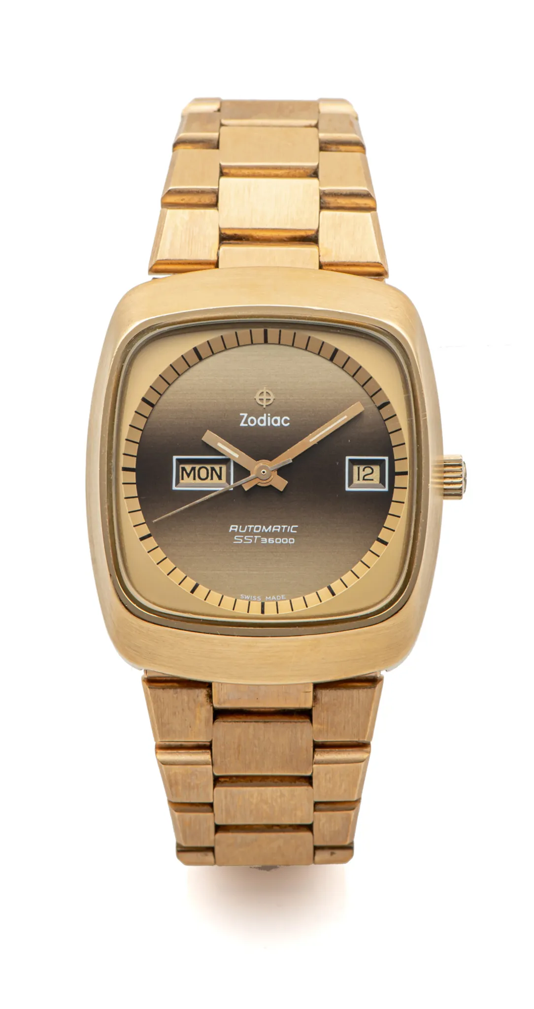 Zodiac 36mm Gold-plated Champagne