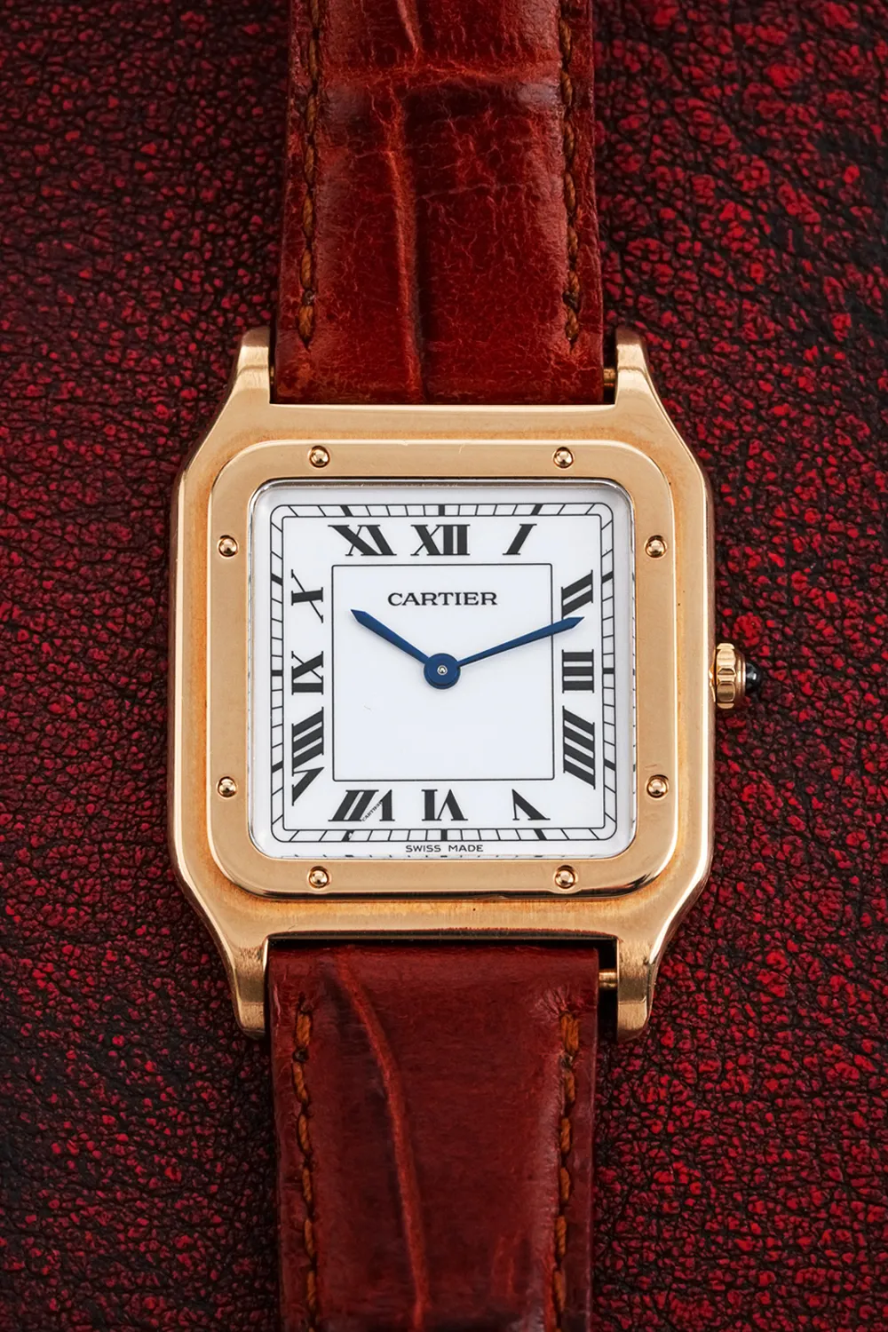 Cartier Santos Dumont 9606 36mm Yellow gold White