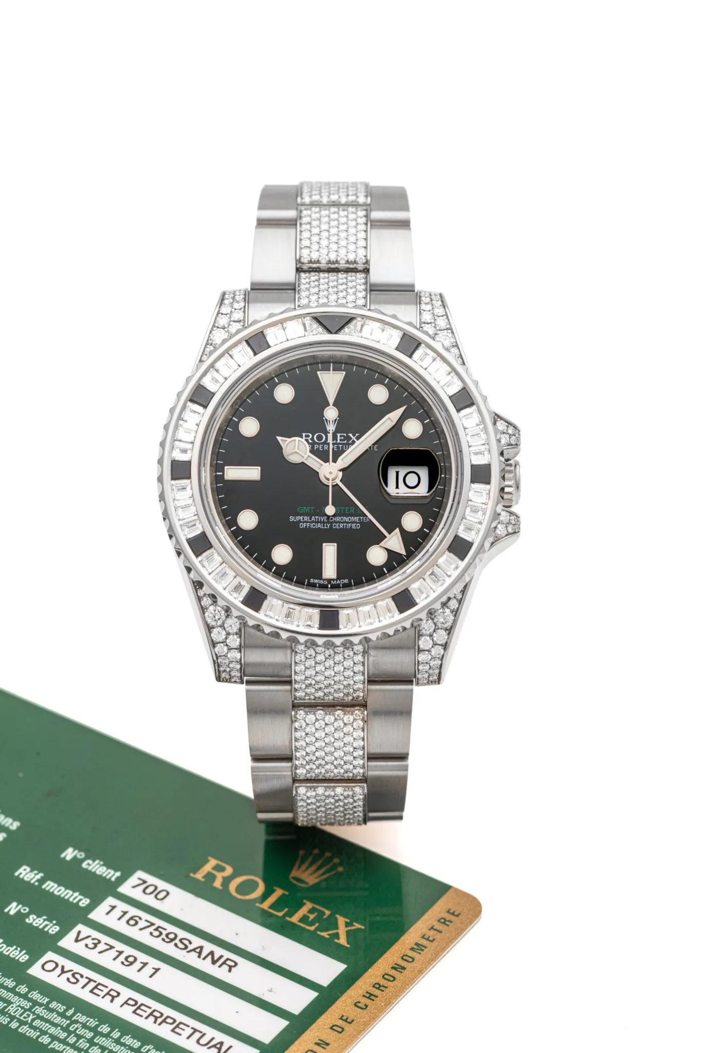 Rolex GMT-Master II 116759SANR 40mm White gold Black 1